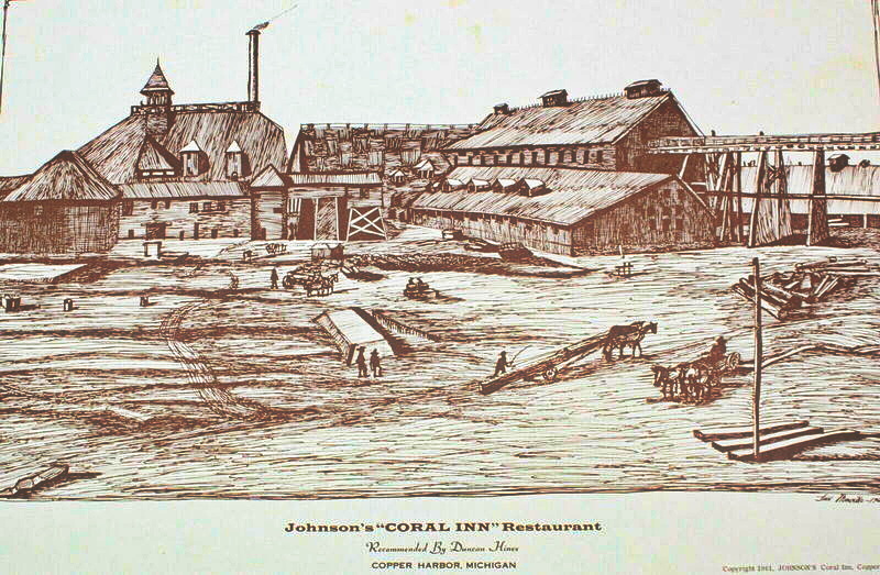 Johnsons Coral Inn Restaurant - Placemat (newer photo)
